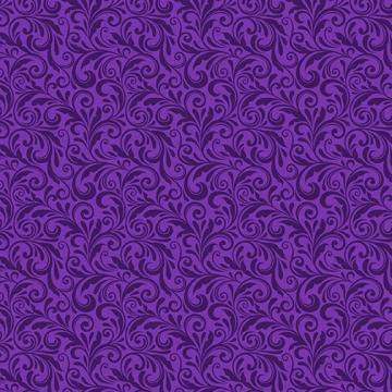 Miss Marguerite - Scroll pearl deep purple
