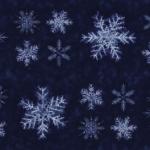 Panel "Schneeflocken auf dunkelblau" Debby Maddy