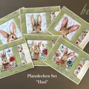 Platzdecken Set "Hasi" - Quilt Kit