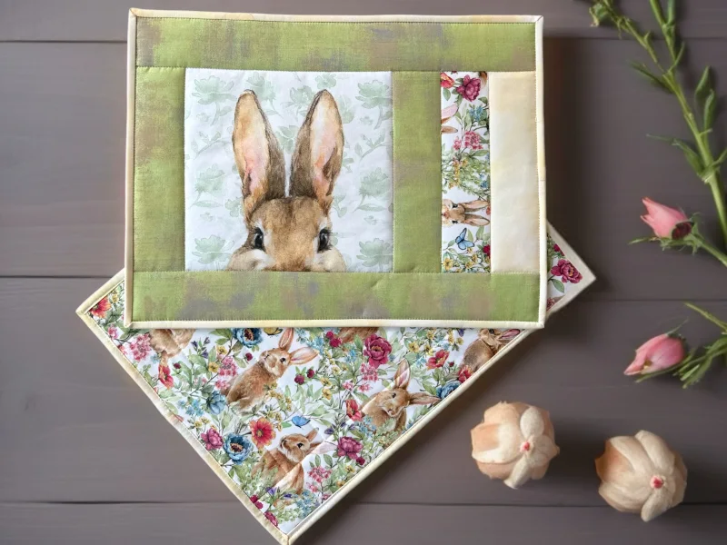 Platzdecken Set "Hasi" - Quilt Kit