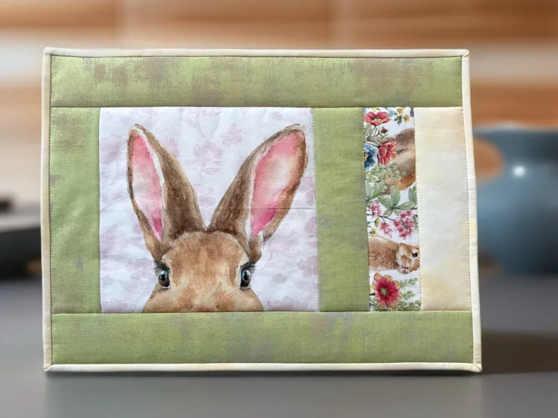 Platzdecken Set "Hasi" - Quilt Kit