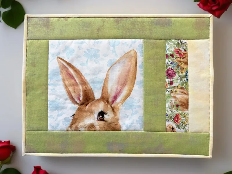 Platzdecken Set "Hasi" - Quilt Kit