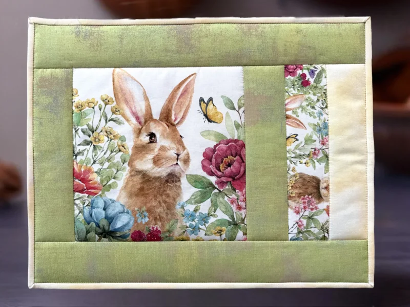 Platzdecken Set "Hasi" - Quilt Kit