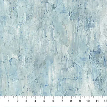 Poppy Meadow - Wash Texture blue