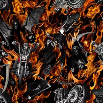 Flammen Biker - Wicked