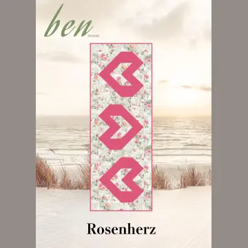 Rosenherz Tischläufer - Quilt Kit