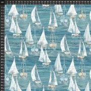 Smooth Sailing - Segelboote blau