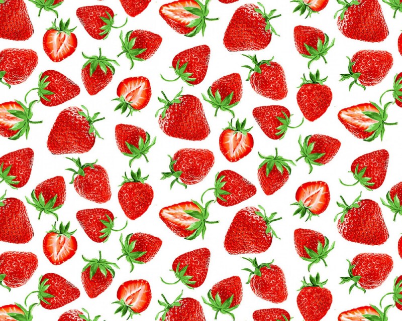 Schöne Erdbeeren auf weiß