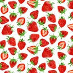 Schöne Erdbeeren auf weiß