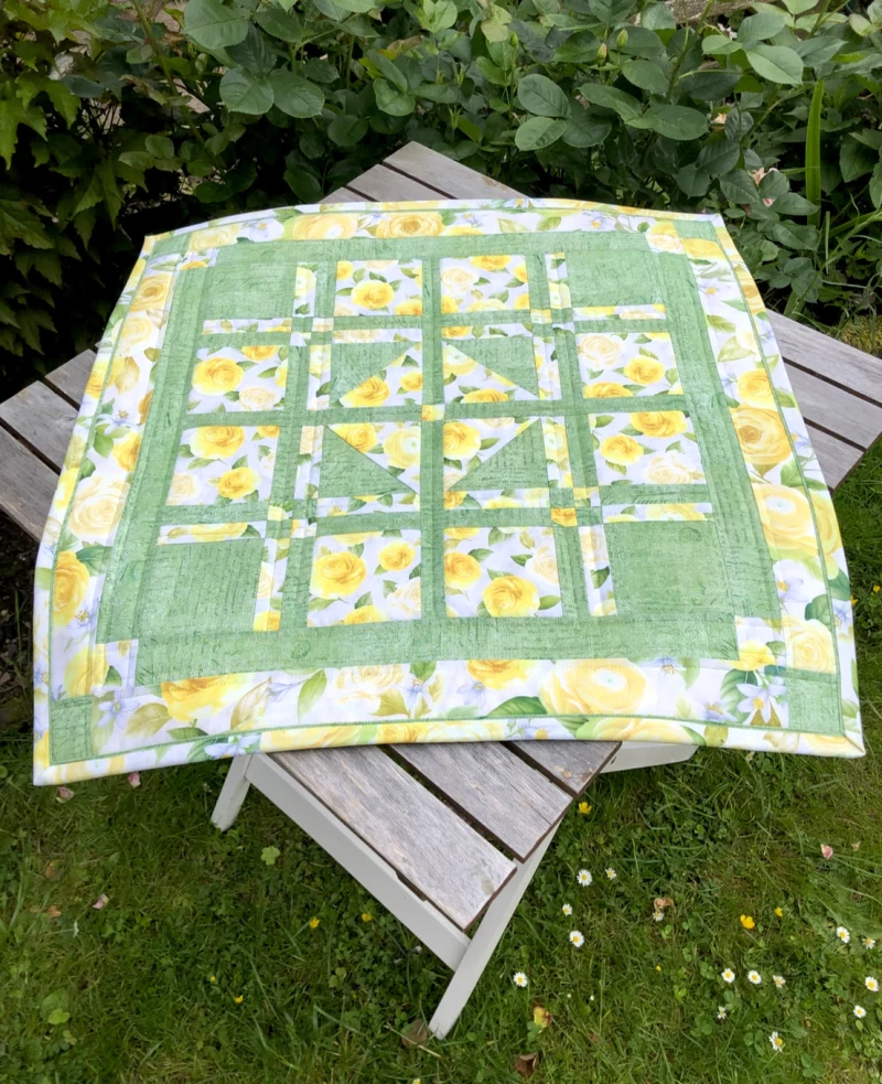Lemon Bouquet Mitteldecke - Quilt Kit