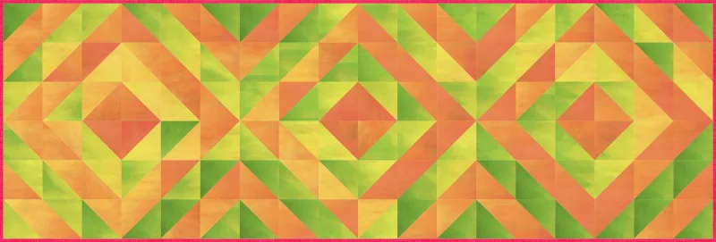 Tischläufer Papaya - Quilt Kit