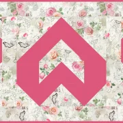 Rosenherz Tischläufer - Quilt Kit