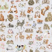 Together is Better - One-Way Packed Animals - soft grey