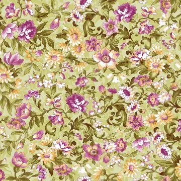 Veranda - Scroll And Vine Green