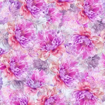 Wildflower - Blüten allover purple