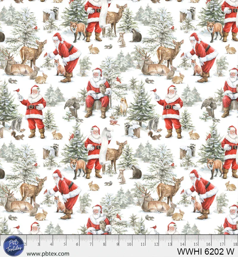 Woodland Whispers - Weihnachtsmann mit Wildtieren