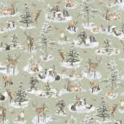 Woodland Whispers - Wildtiere grün