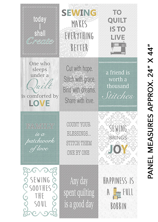 Words to Quilt By - Panel Quilter Patch