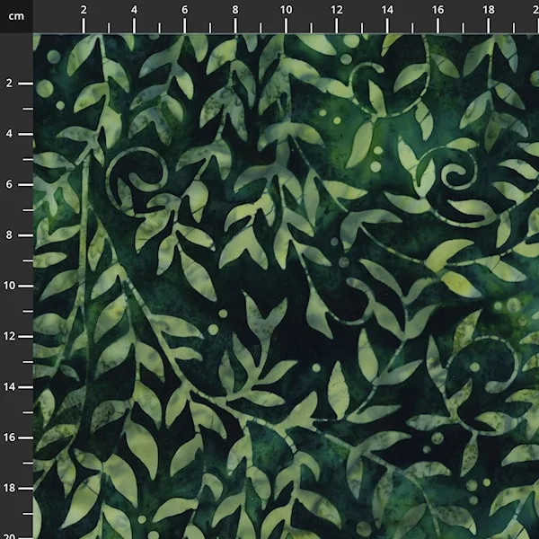 Bali Handpaint - Hunter Leaf