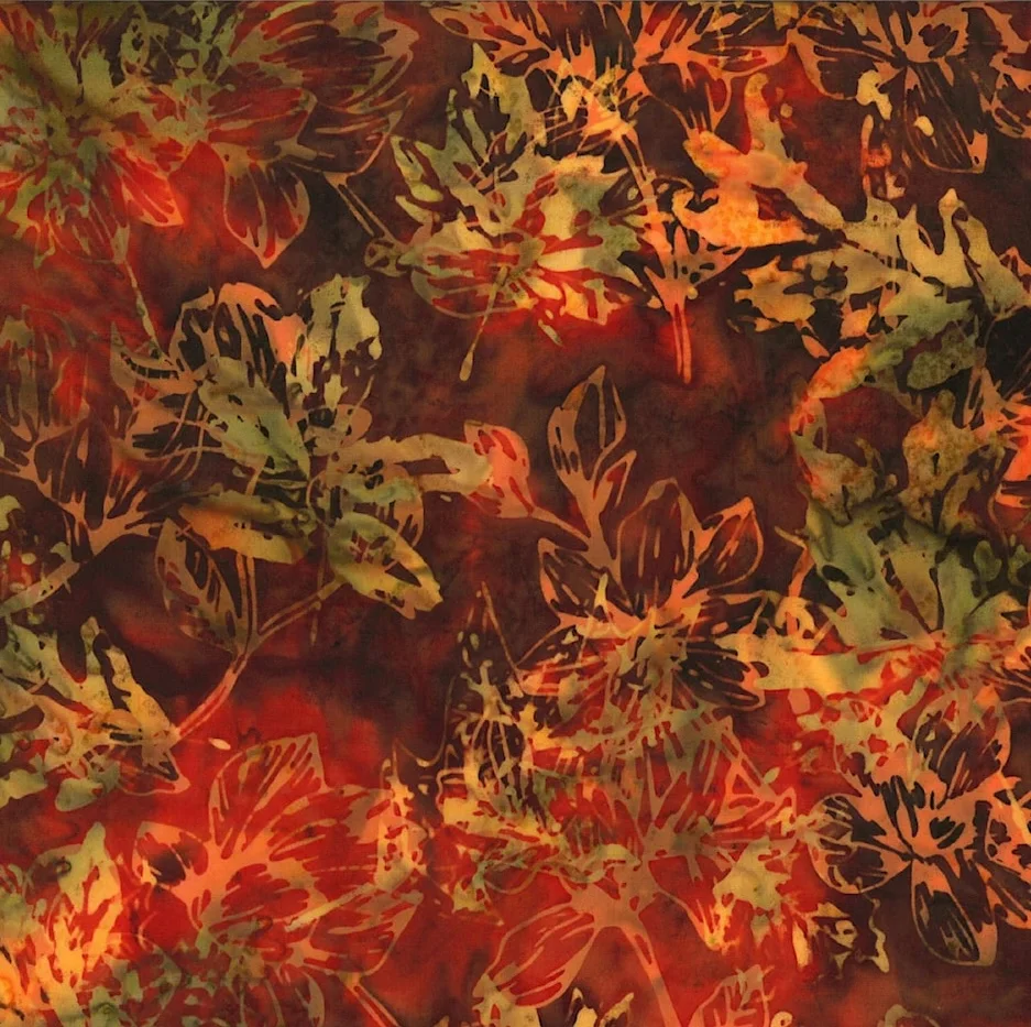 Bali Handpaint - Autumn Leaves