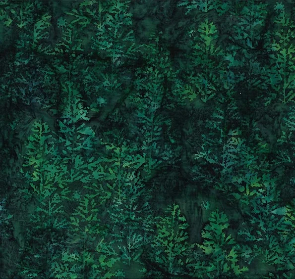 Bali Handpaint - Emerald Wood
