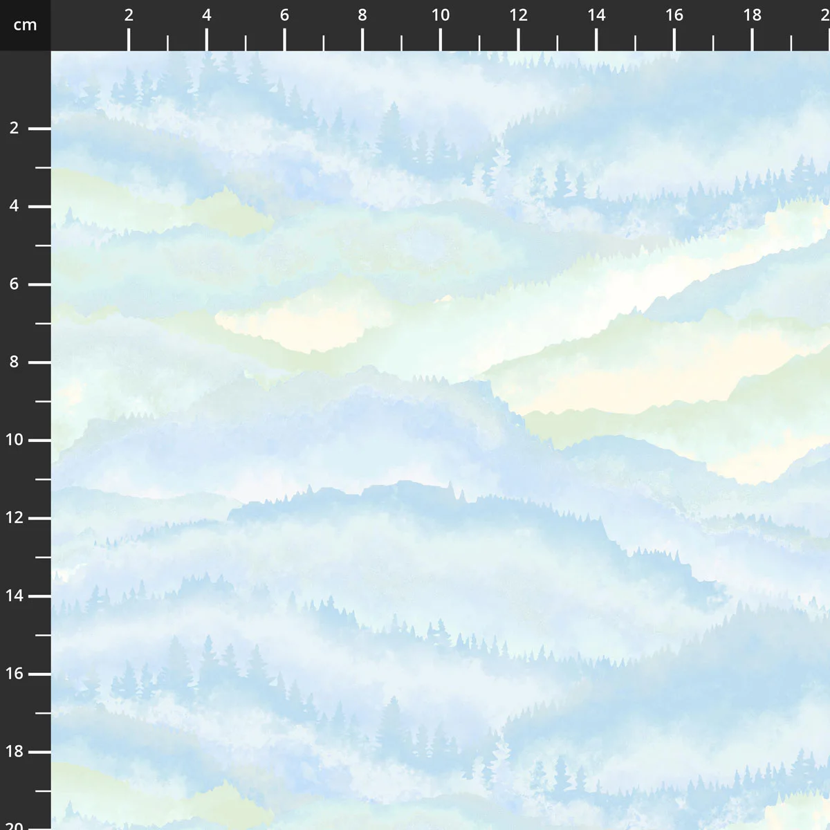 Beyond the Pines - Mountain Ombre ice blue