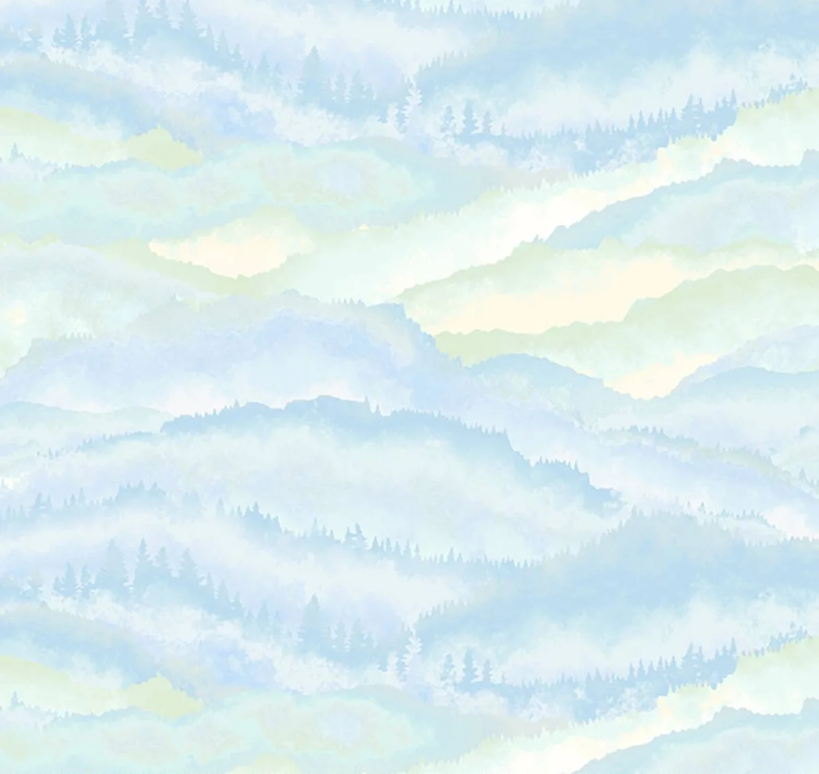 Beyond the Pines - Mountain Ombre ice blue