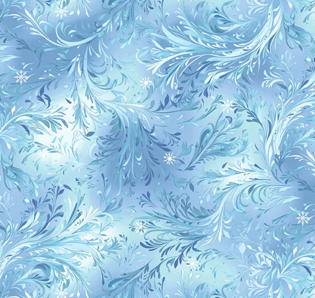 Beyond the Pines - Swirling BranchTexture medium blue