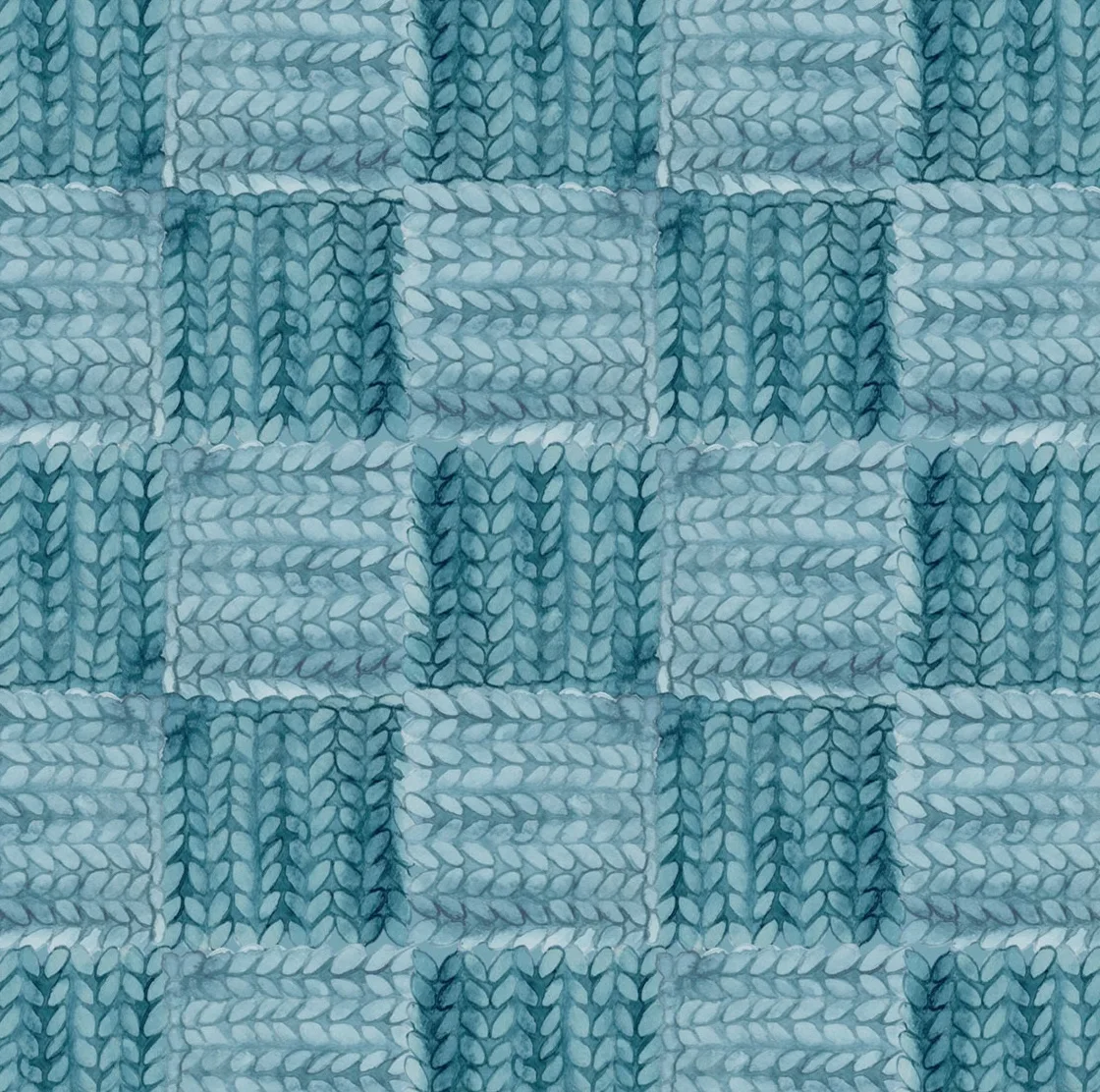 Cosy Knit - Strickstück teal