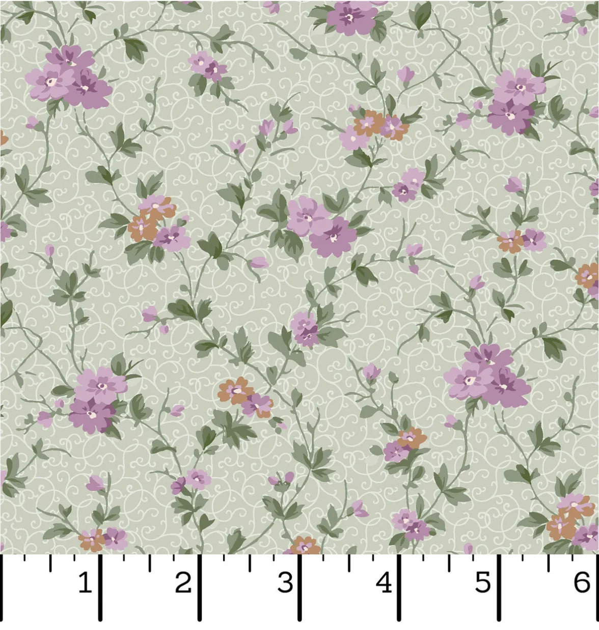 Courtland - Delicate Vine Sage Green