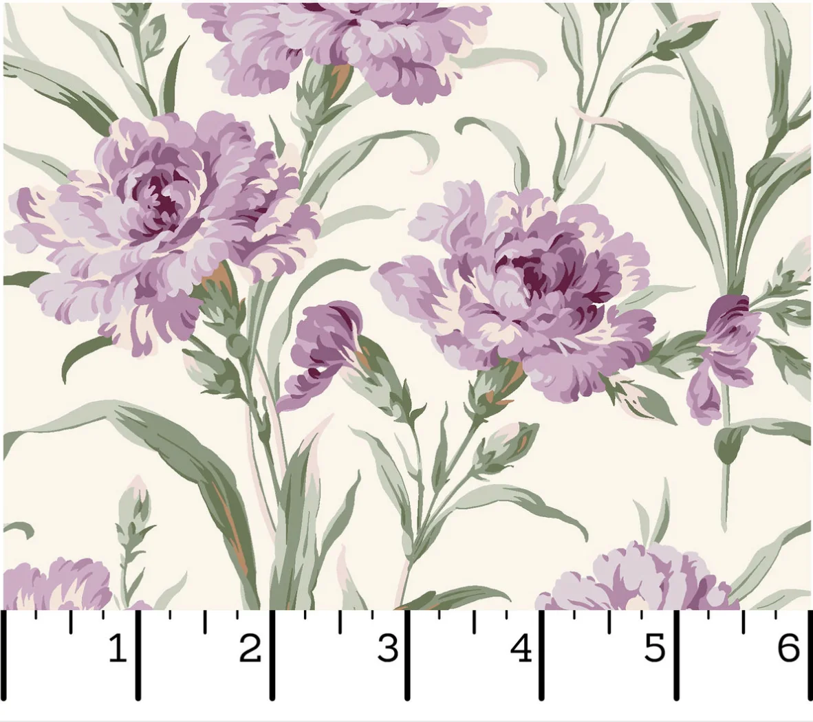 Courtland - Trailing Carnations Cream
