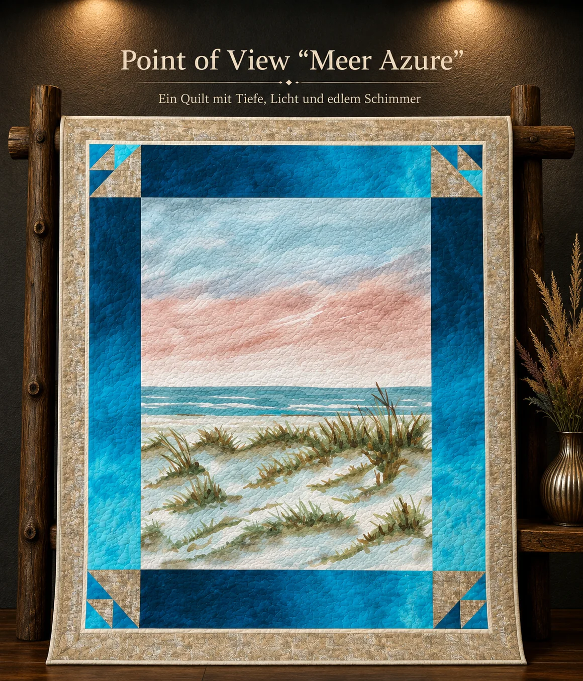 Das Meer Azure - Quilt Kit (Point of View)