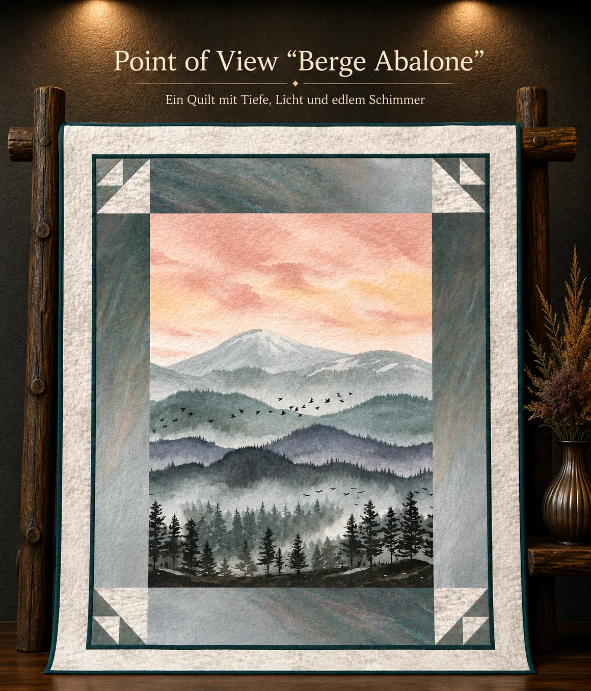 Die Berge Abalone - Quilt Kit (Point of View)