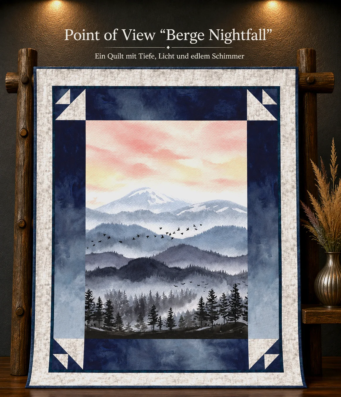 Die Berge Nightfall - Quilt Kit (Point of View)