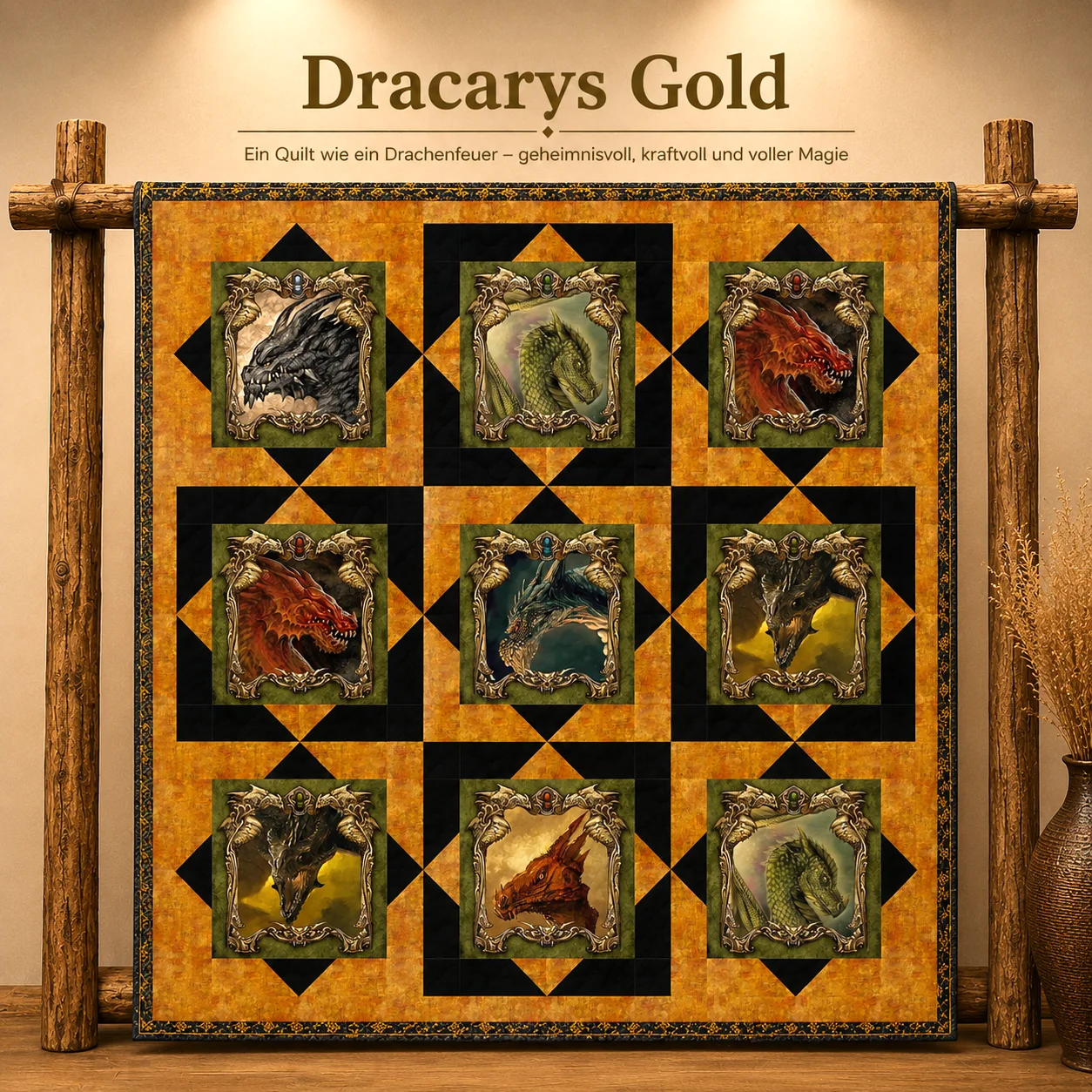 Dracarys Gold - Quilt Kit