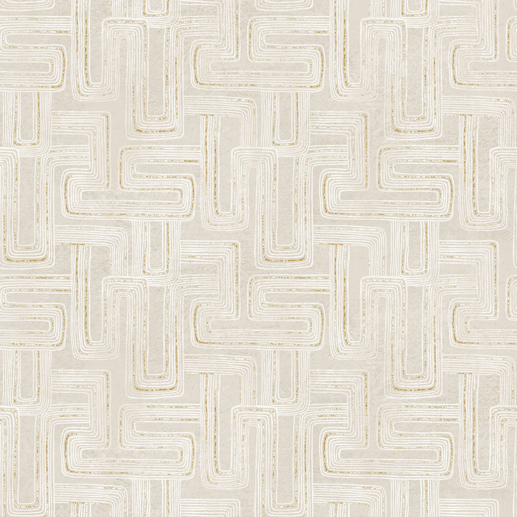 Gatsby - Rectangles Taupe-Creme