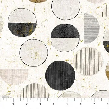 Gatsby - Circles Light Taupe Multi