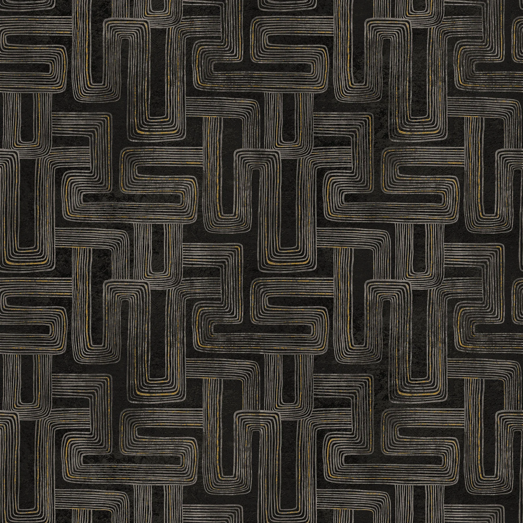 Gatsby - Rectangles Black-Taupe