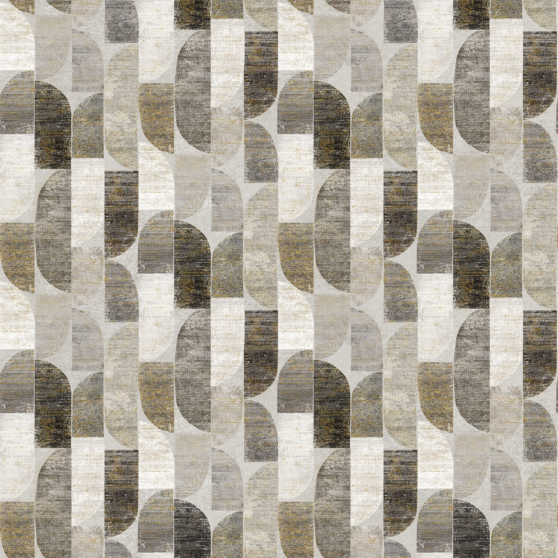 Gatsby - Ovals Light Taupe Multi