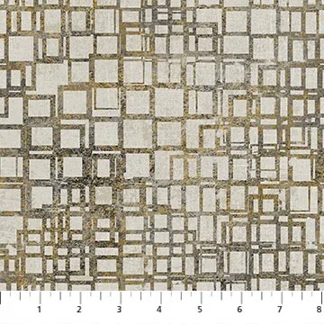 Gatsby - Squares Creme-Black