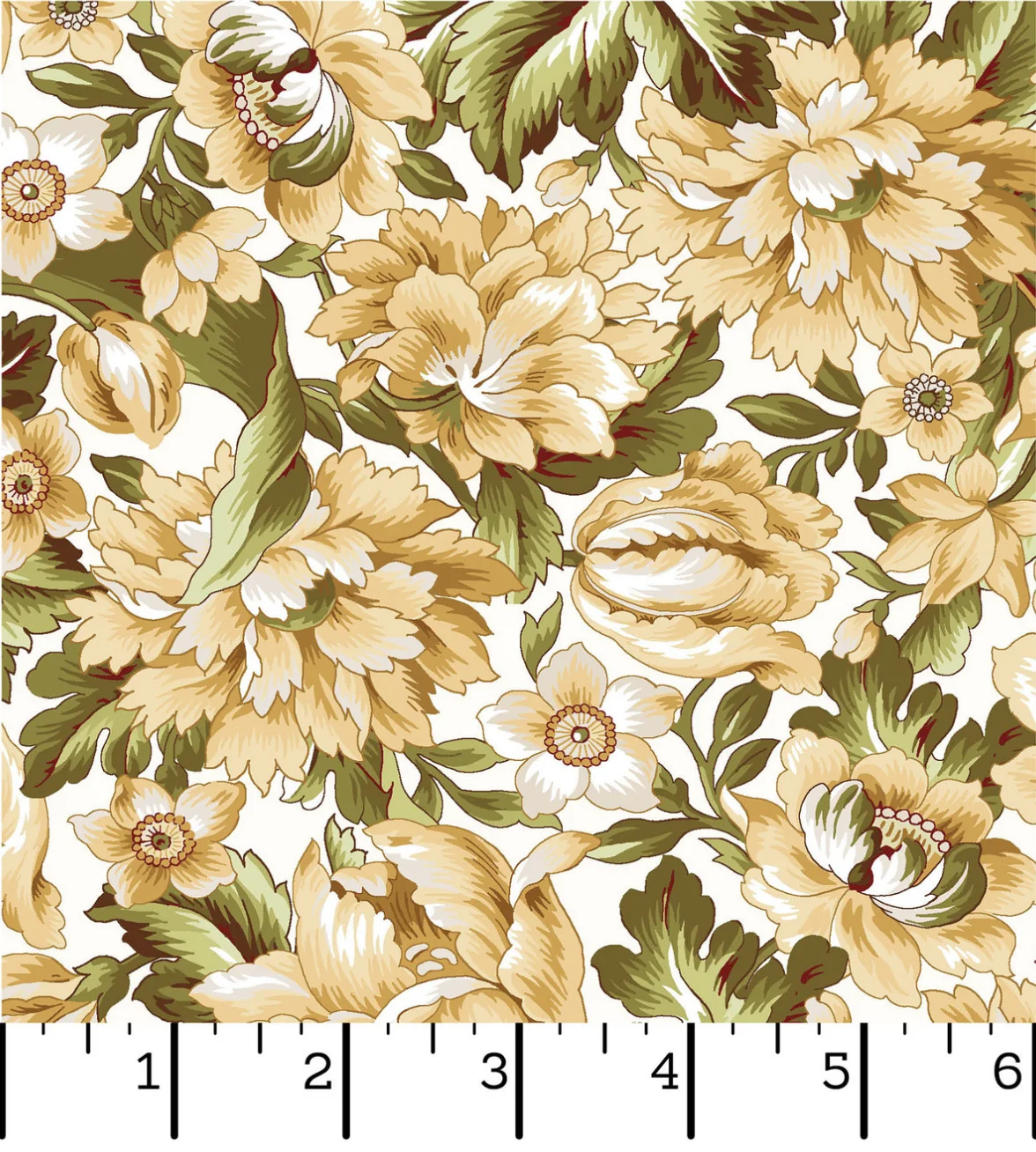 Veranda - Packed Floral Soft Yellow