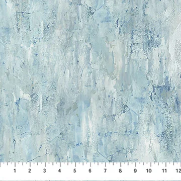 Poppy Meadow - Wash Texture blue