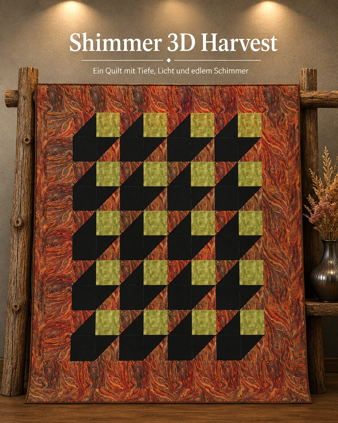 Shimmer 3D Harvest - Quilt Kit