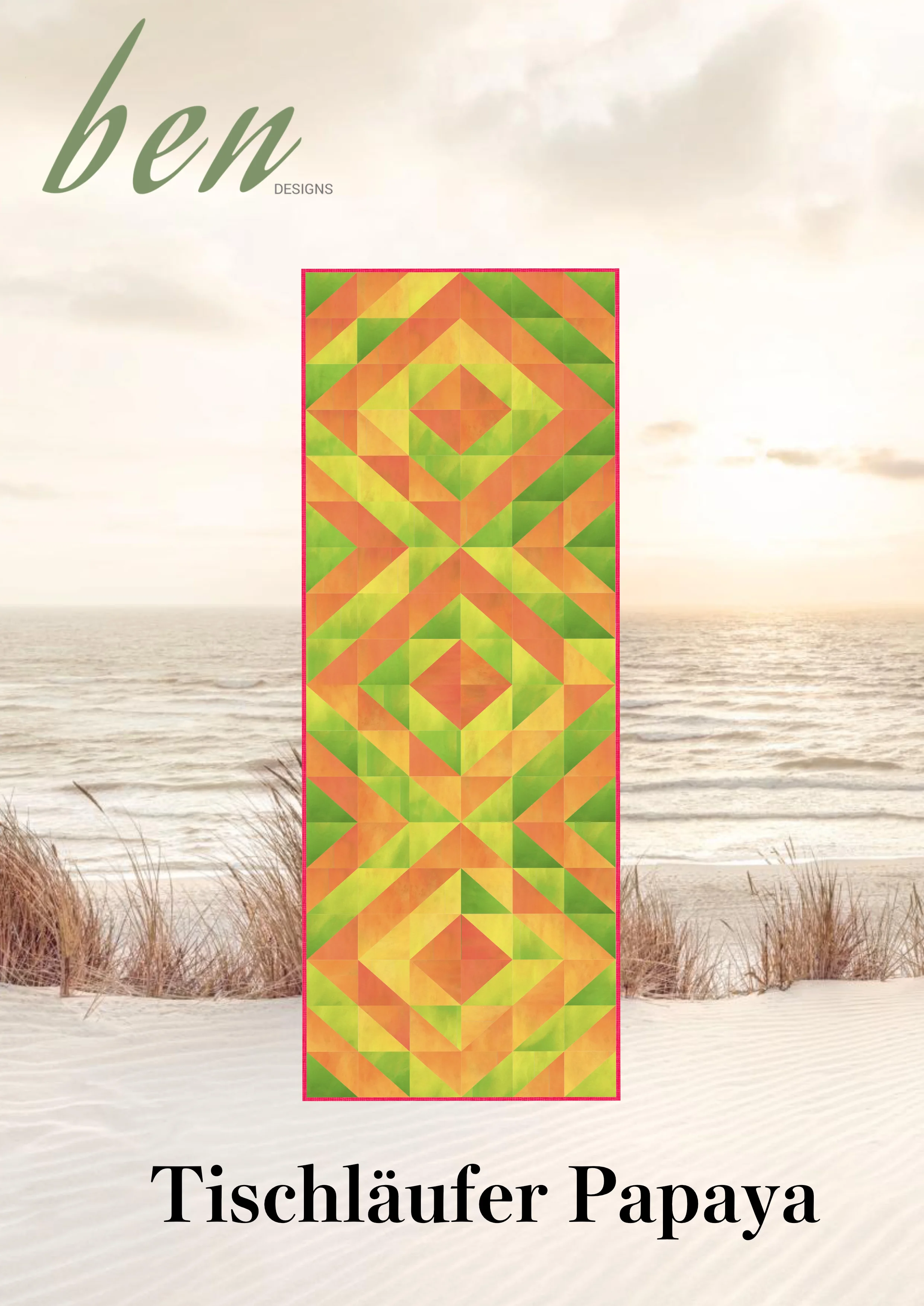 Tischläufer Papaya - Quilt Kit