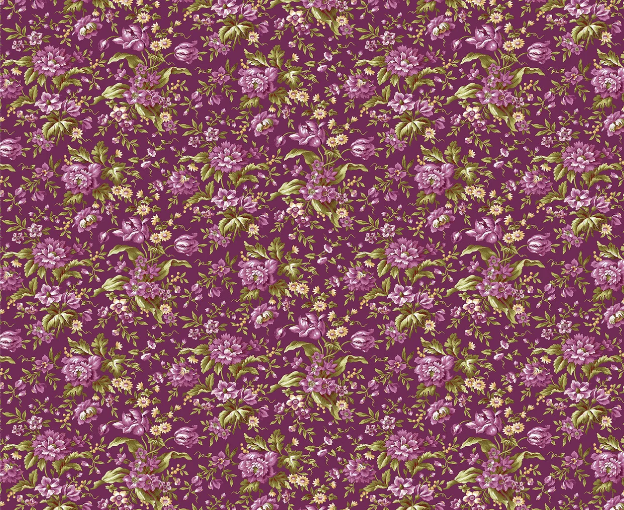Veranda - Focal Floral Plum