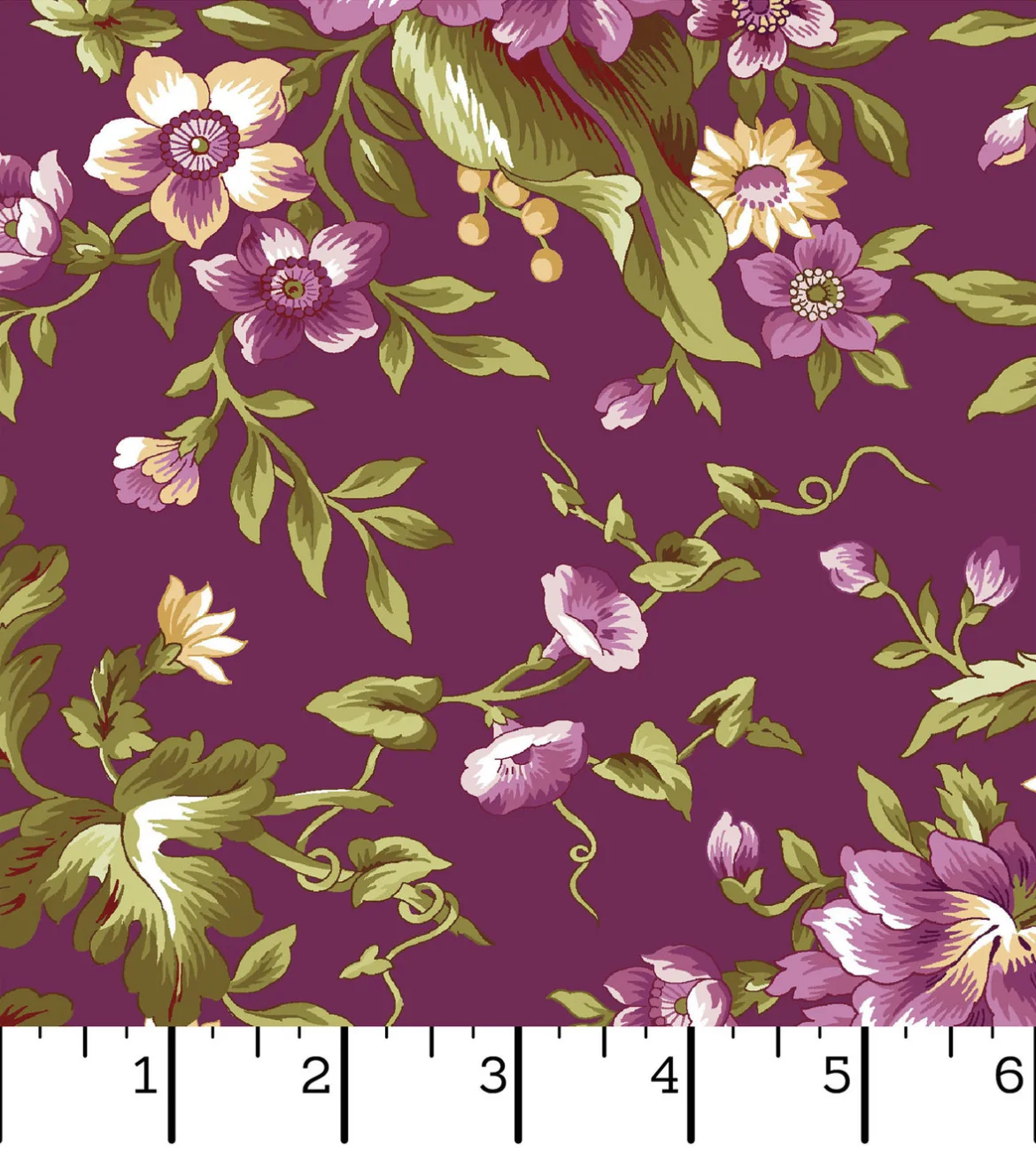 Veranda - Focal Floral Plum