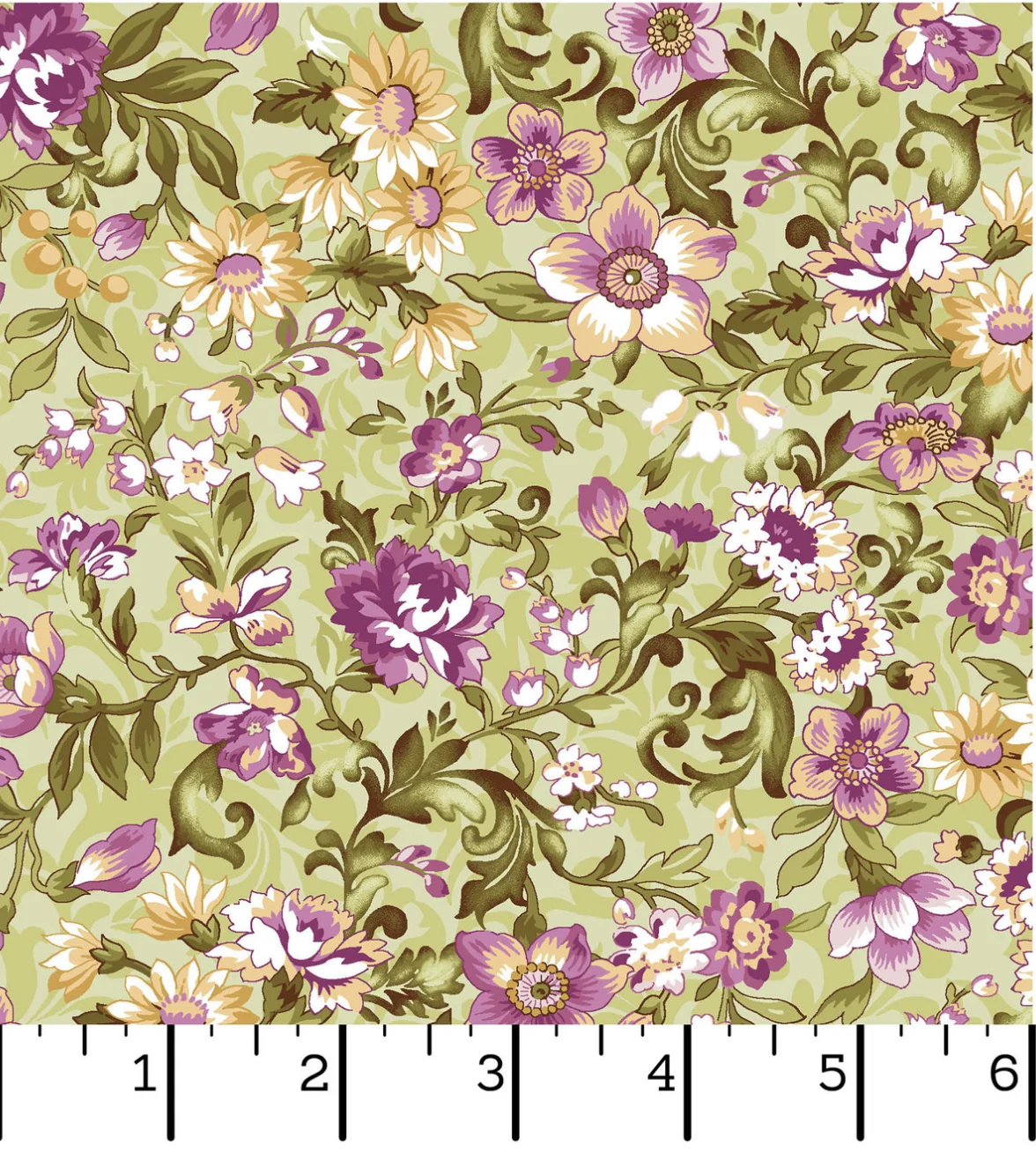 Veranda - Scroll And Vine Green