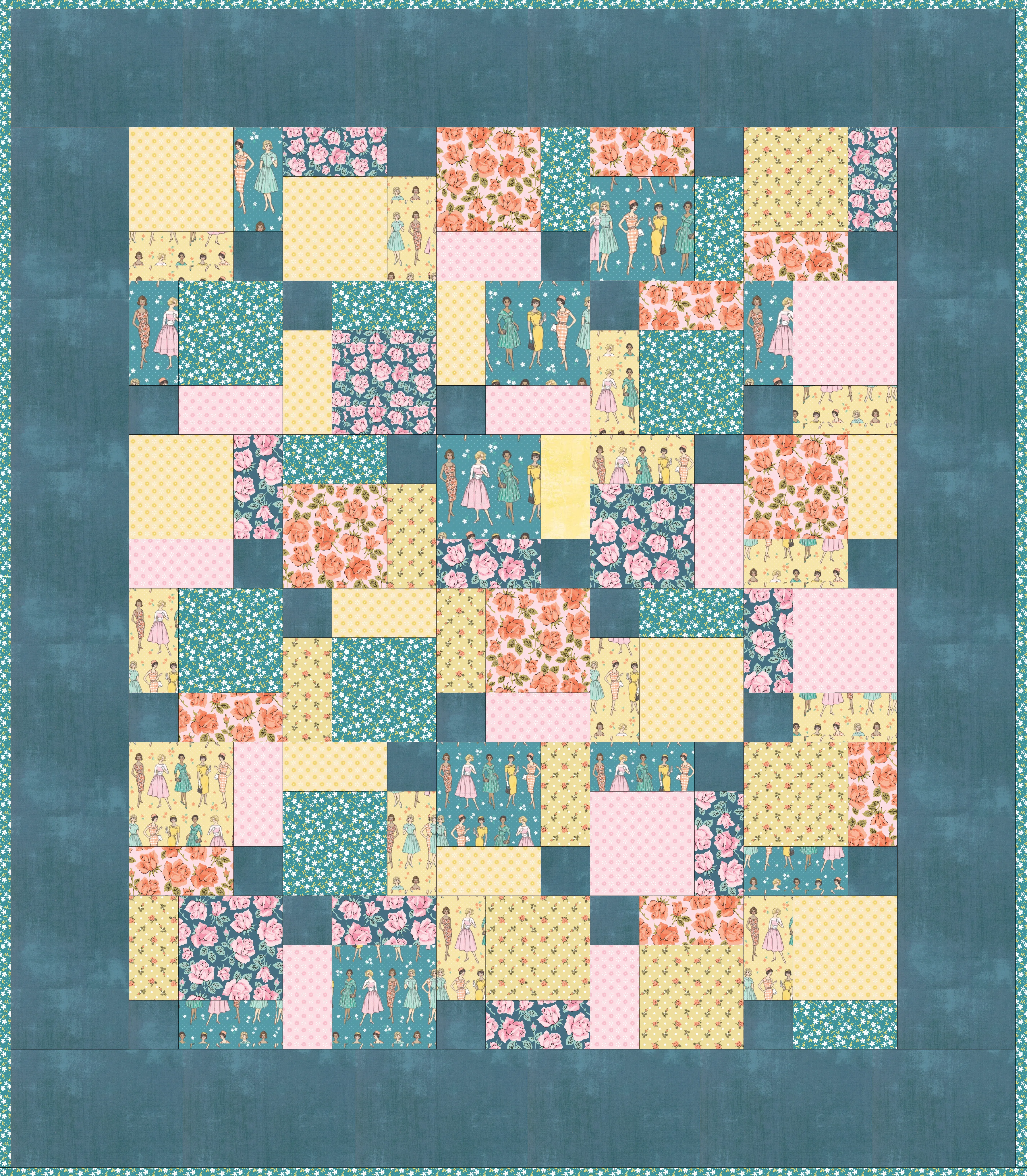 Vintage Romantik - Quilt Kit